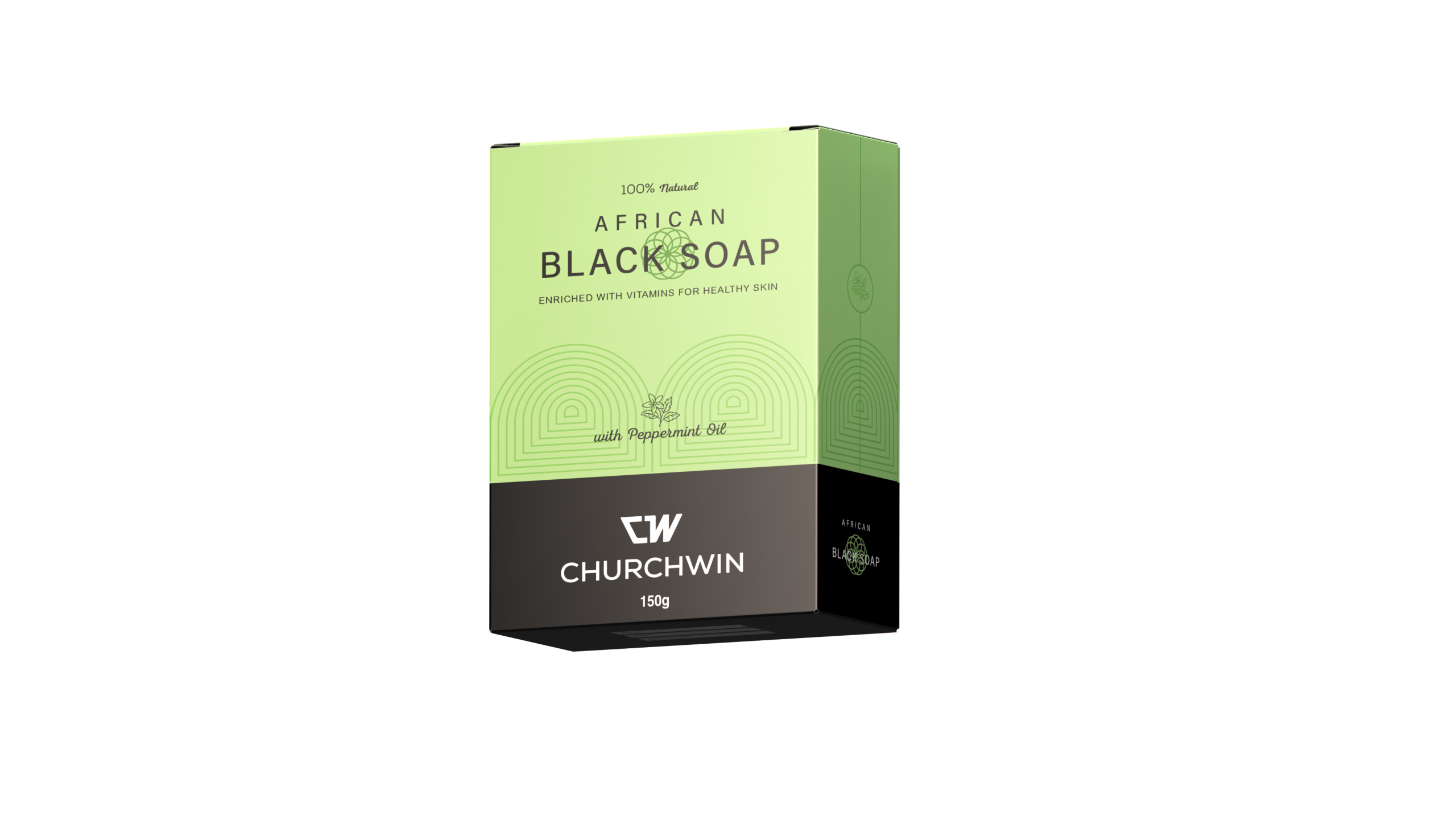 African Black Soap with Peppermint Oil - Image 6